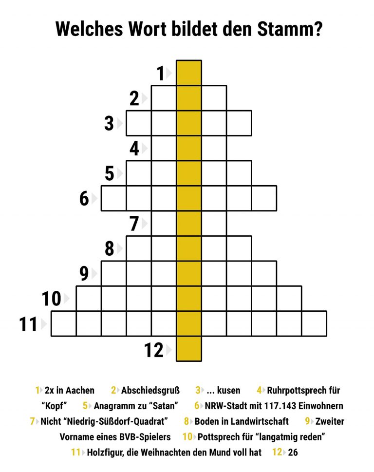 NRWeihnachtsraetsel_02_Worthaufen - QUIZmag: Individuelle Rätsel